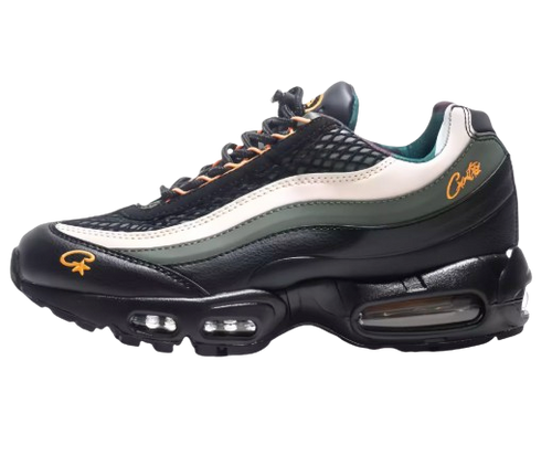 CORTEIZ AIR MAX 95 - BLACK AND WHITE GOLD