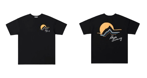 RHUDE BLACK SUNSET SHIRT