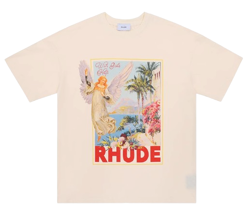 RHUDE APRICOT ANGEL SHIRT