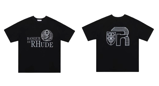 RHUDE BLACK RANQUE SHIRT