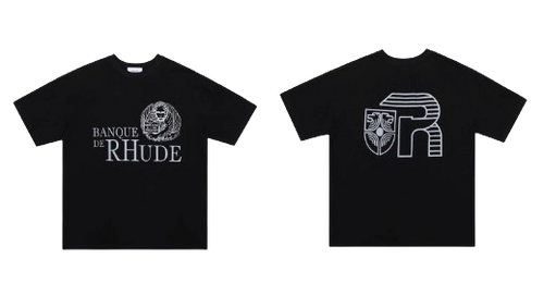RHUDE BLACK RANQUE SHIRT