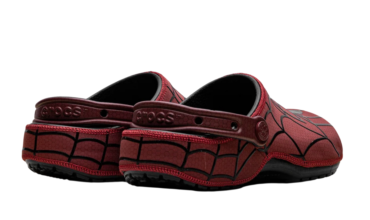 RED SPIDERMAN CROCS