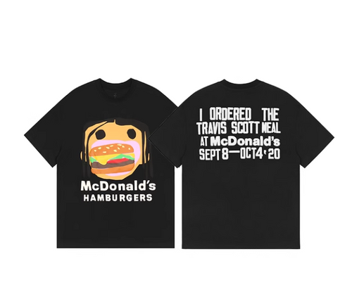 TRAVIS SCOTT BURGER MCDONALD'S T-SHIRT