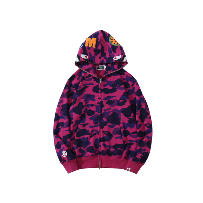 Bape Hoodie Fshion Camo Shark Jackets Bathing Ape