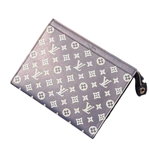 LV Silver Monogram Pouch