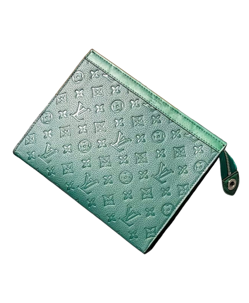 LV Emerald Monogram Pouch