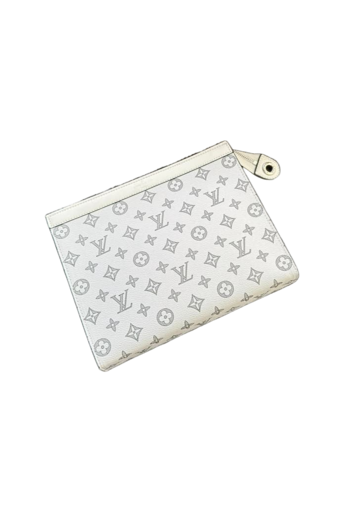 LV Ivory Monogram Pouch