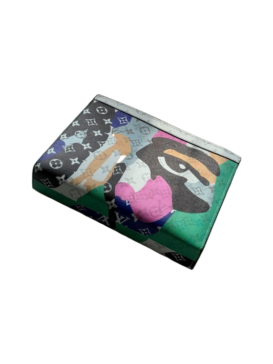 LV CAMO POP POUCH
