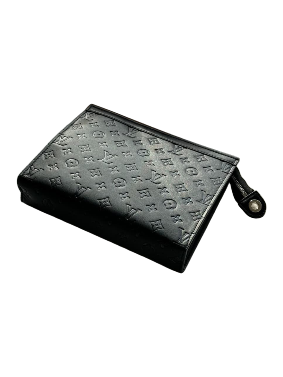 LV BLACKOUT EMBOSSED POUCH