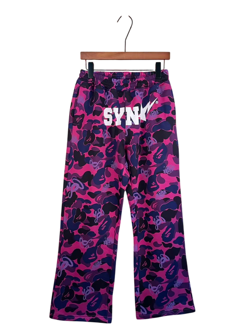BAPE x Spotify x SYNA by Central Cee Camo Relaxed Fit Sweatpants Purple