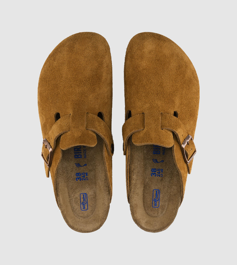 birkenstock Boston slides dune