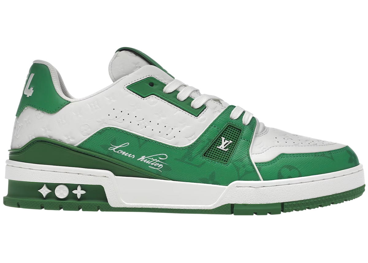 LV TRAINER SIGNATURE GREEN WHITE