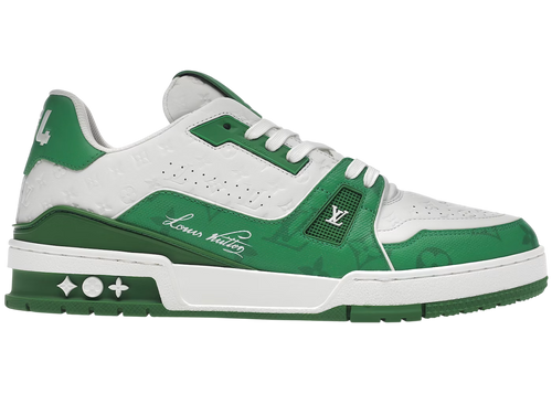 LV TRAINER SIGNATURE GREEN WHITE
