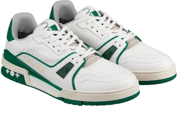 LV TRAINER SIGNATURE WHITE GREEN
