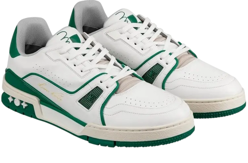 LV TRAINER SIGNATURE WHITE GREEN