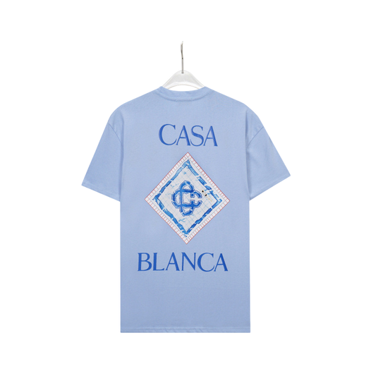 CASABLANCA DIAMOND CB SHIRT BLUE