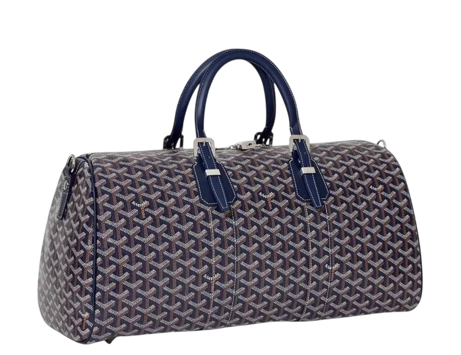 GOYARD NAVY DUFFLE BAG