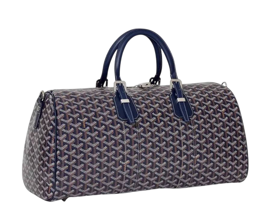 GOYARD NAVY DUFFLE BAG