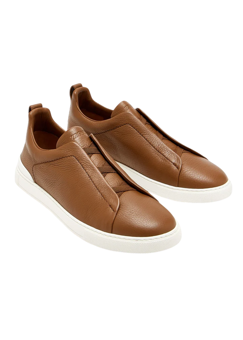 BROWN ZEGNA TRIPLE STITCH