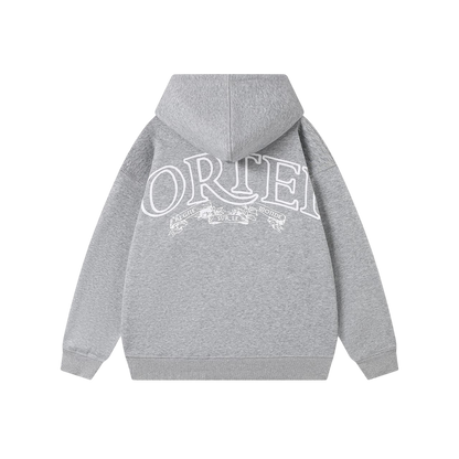 CORTEIZ AMERICAN STYLE GREY ZIP HOODIE SET