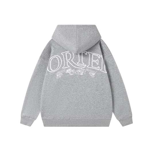CORTEIZ AMERICAN STYLE GREY ZIP HOODIE SET