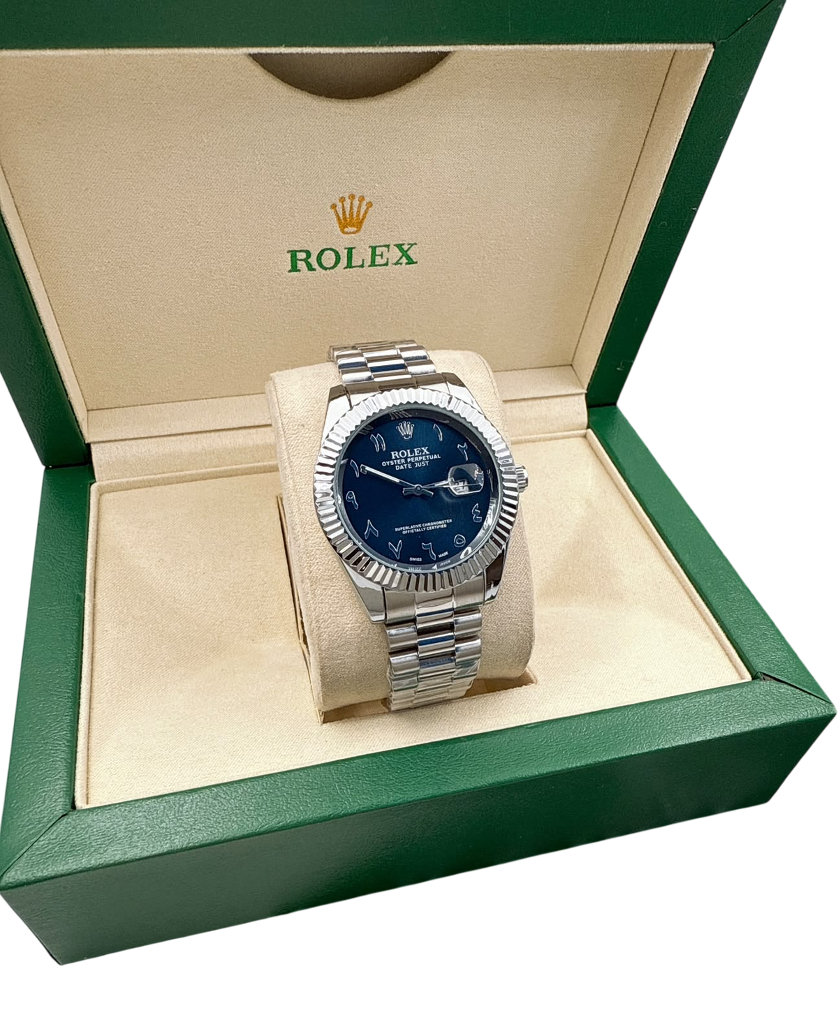 ROLEX ARABIC DIAL NAVY BLUE DATEJUST