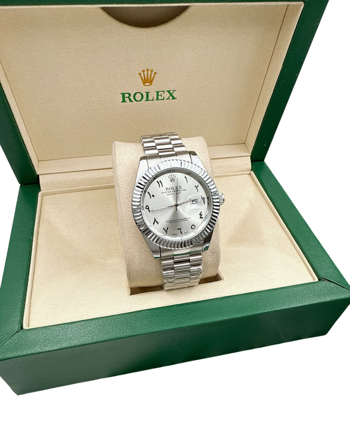 ROLEX ARABIC DIAL SILVER DATEJUST