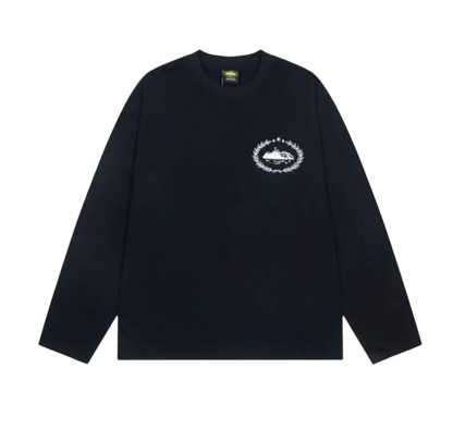 CORTEIZ SMALL AMERICAN LOGO BLACK LONG SLEEVE