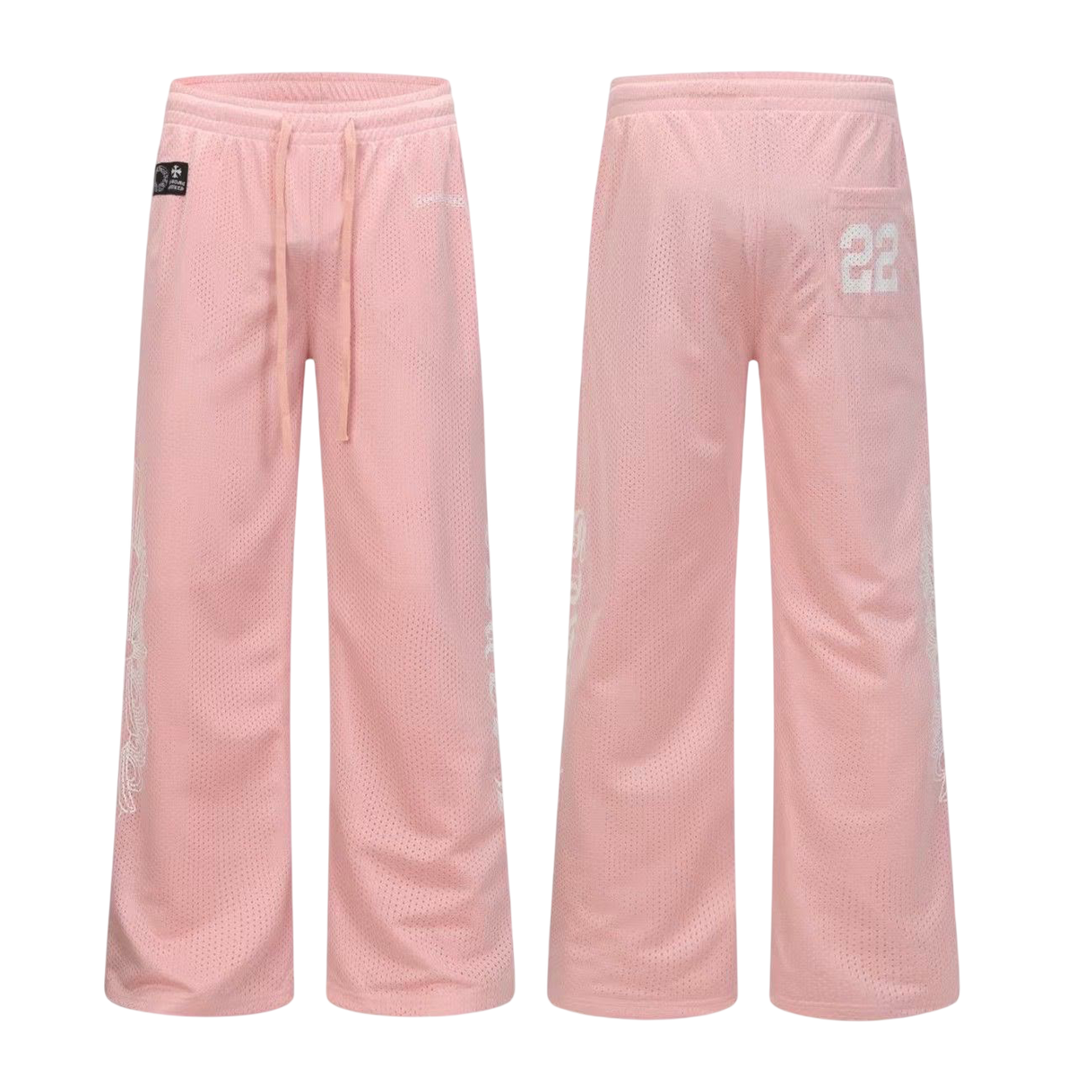 CHROME HEARTS HOCKEY JERSET SET LIGHT PINK