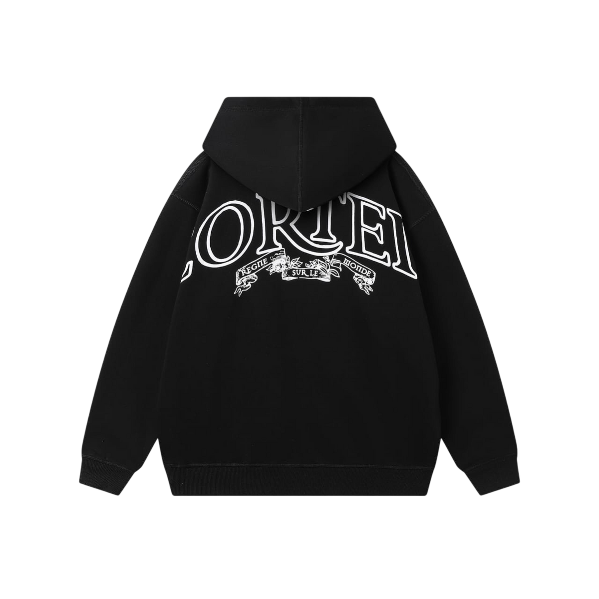 CORTEIZ AMERICAN STYLE BLACK ZIP HOODIE SET