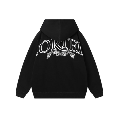 CORTEIZ AMERICAN STYLE BLACK ZIP HOODIE SET