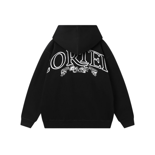 CORTEIZ AMERICAN STYLE BLACK ZIP HOODIE SET