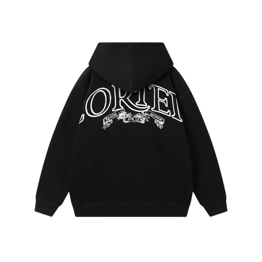 CORTEIZ AMERICAN STYLE BLACK ZIP HOODIE SET