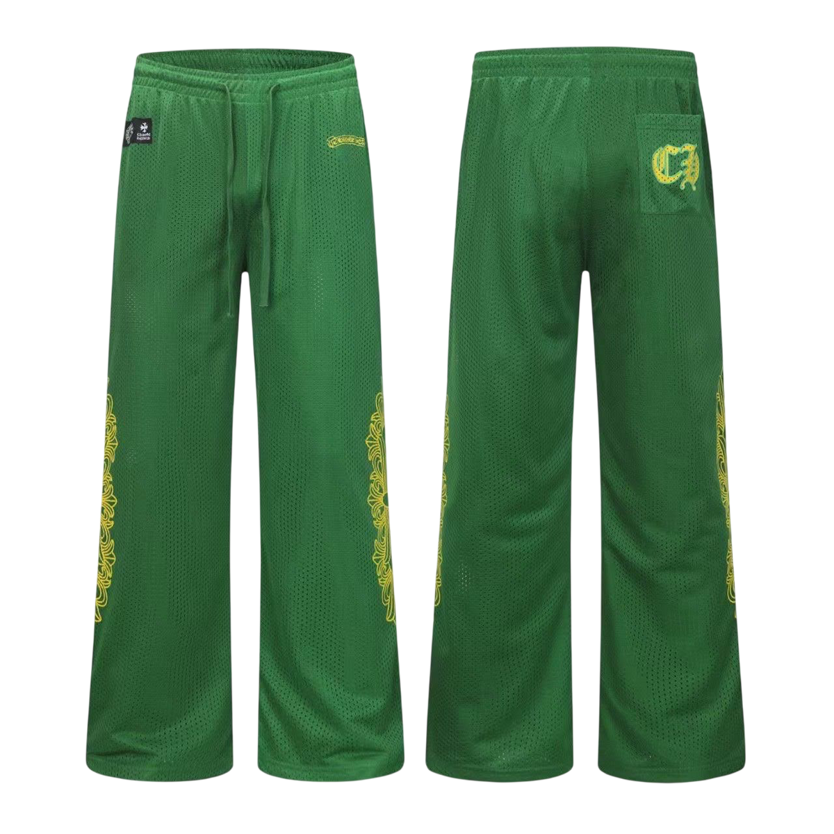 CHROME HEARTS HOCKEY JERSET SET GREEN N YELLOW