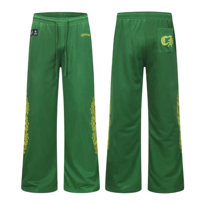 CHROME HEARTS HOCKEY JERSET SET GREEN N YELLOW