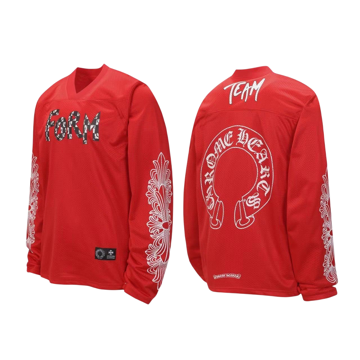 CHROME HEARTS HOCKEY JERSET SET RED
