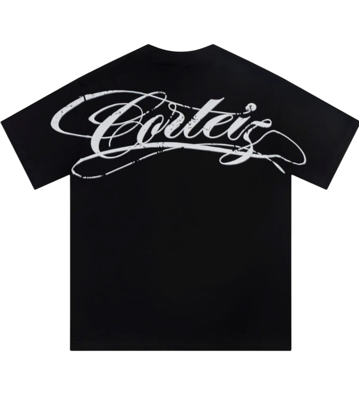 CORTEIZ HEAVYWEIGHT TEE 'OFF WHITE'  BLACK COLOR