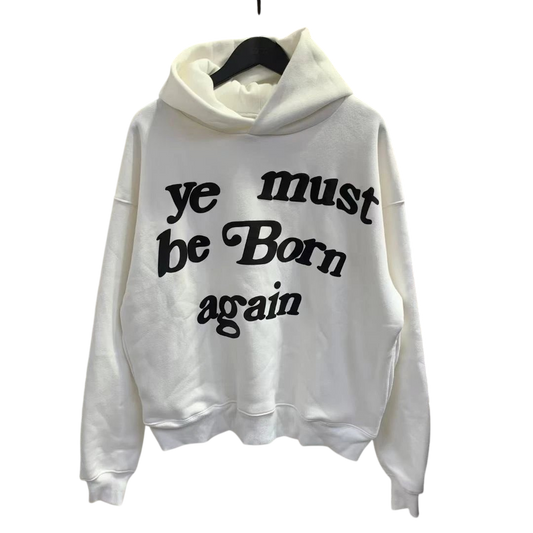 ymba WHITE HOODIE