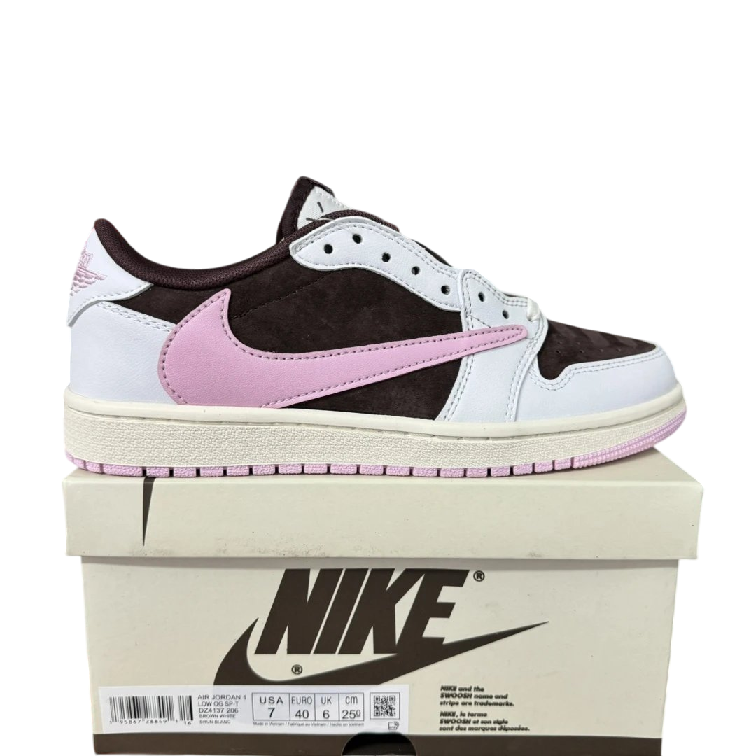 NIKE X TRAVIS SCOTT PINK WHITE