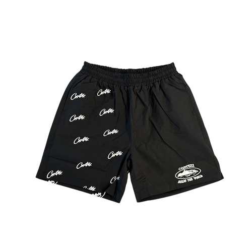 CORTEIZ BLACK SPECIAL SHORTS