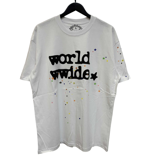 SP5DER WORLD WIDE SHIRT WHITE