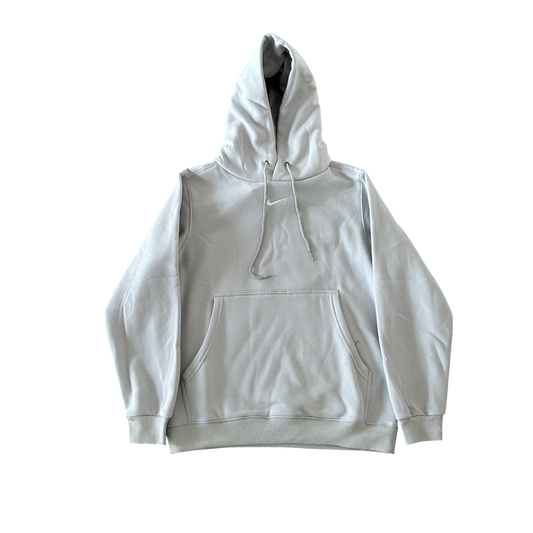 NIKE MINIMALISTIC LIGHT GRAY HOODIE