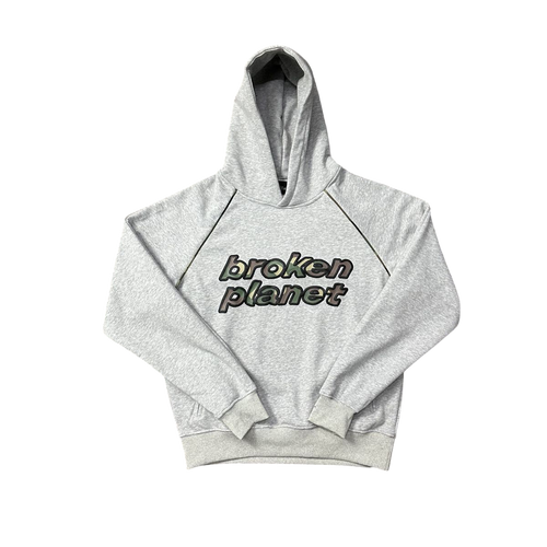 BROKEN PLANET GRAY HOODIE