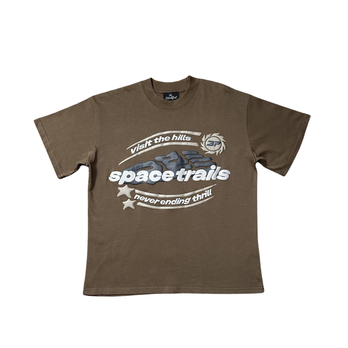 BROKEN PLANET SPACE TRAILS BROWN SHIRT