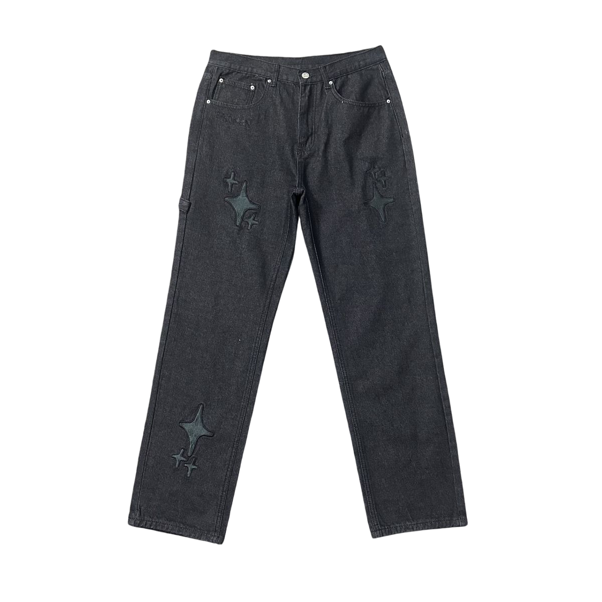 BROKEN PLANET BLACK JEANS