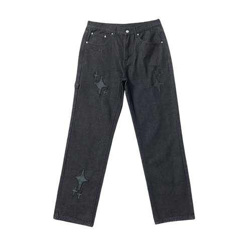 BROKEN PLANET BLACK JEANS