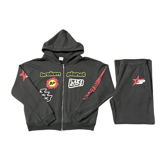BROKEN PLANET 3'S ZIP UP SET