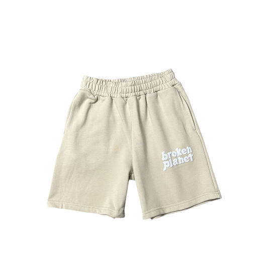 BROKEN PLANET BEIGE SHORTS