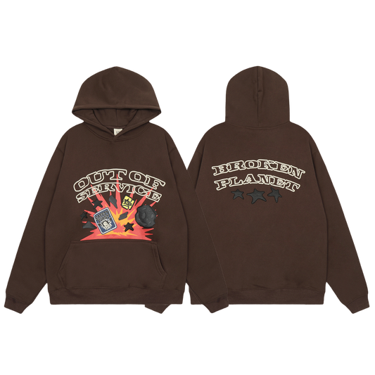 BROKEN PLANET OUTOFSERVICE HOODIE