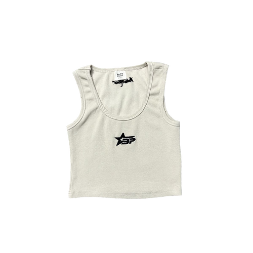 BROKEN PLANET WHITE CROP TOP